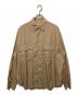 Porter Classic（ポータークラシック）の古着「Roll Up Shirt/ロールアップシャツ」｜ベージュ