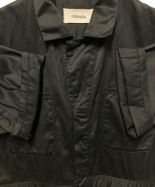 Oblada（オブラダ）Oblada (オブラダ) AMERICAN JUMPSUIT/アメリカンジャンプスーツ ブラック サイズ:Sの古着・服飾アイテム