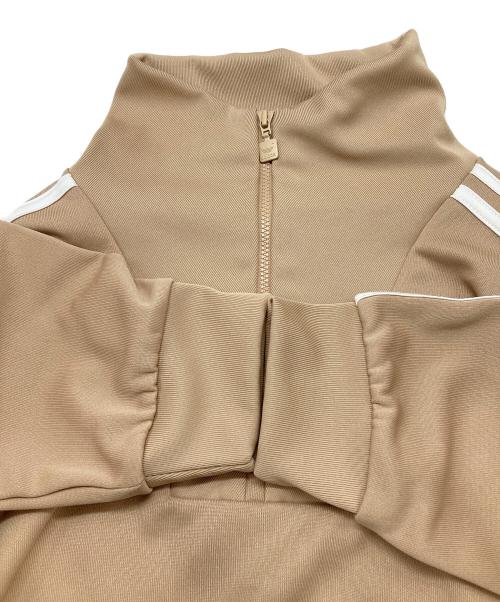 adidas（アディダス）adidas (アディダス) ファンネルネックトラックトップ ベージュ サイズ:XSの古着・服飾アイテム