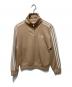 adidas（アディダス）の古着「ファンネルネックトラックトップ」｜ベージュ