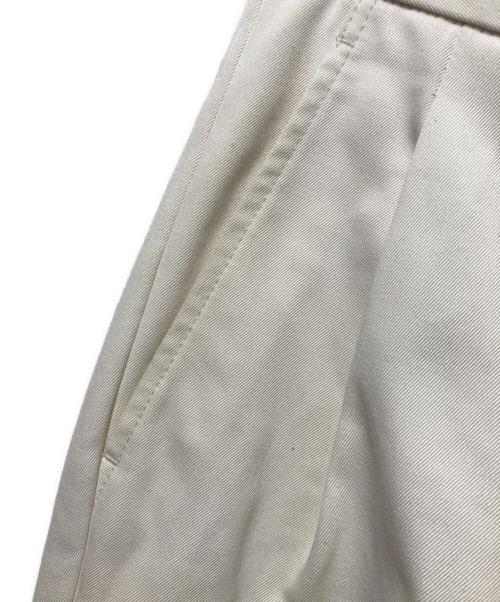 Cliche（クリシェ）Cliche (クリシェ) EX WIDE TROUSERS/エクストラワイドトラウザース/ワイドパンツ アイボリー サイズ:Lの古着・服飾アイテム