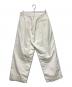 Cliche (クリシェ) EX WIDE TROUSERS/エクストラワイドトラウザース/ワイドパンツ アイボリー サイズ:L：5000円
