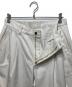中古・古着 Cliche (クリシェ) EX WIDE TROUSERS/エクストラワイドトラウザース/ワイドパンツ アイボリー サイズ:L：5000円