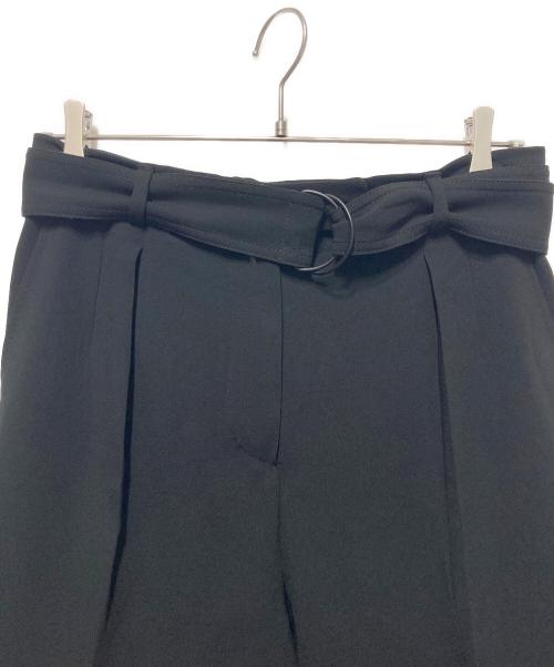 Max Mara Studio（マックスマーラ ストゥディオ）Max Mara Studio (マックスマーラ ストゥディオ) センタープレススラックス ブラック サイズ:40の古着・服飾アイテム