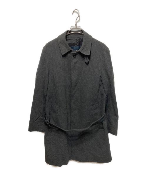 HERNO（ヘルノ）HERNO (ヘルノ) ウールステンカラーコート グレー サイズ:48の古着・服飾アイテム