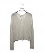 anukeアンヌーク）の古着「2way Sheer Tops」｜ベージュ