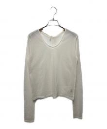 anuke（アンヌーク）の古着「2way Sheer Tops」｜ベージュ
