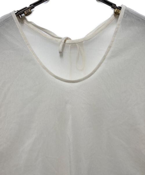 anuke（アンヌーク）anuke (アンヌーク) 2way Sheer Tops ベージュ サイズ:freeの古着・服飾アイテム