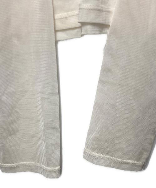 anuke（アンヌーク）anuke (アンヌーク) 2way Sheer Tops ベージュ サイズ:freeの古着・服飾アイテム