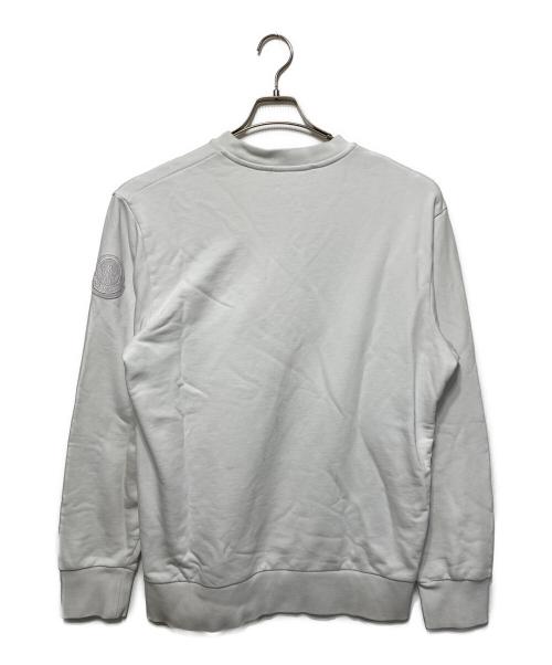 MONCLER（モンクレール）MONCLER (モンクレール) プリントスウェット ホワイト サイズ:Mの古着・服飾アイテム
