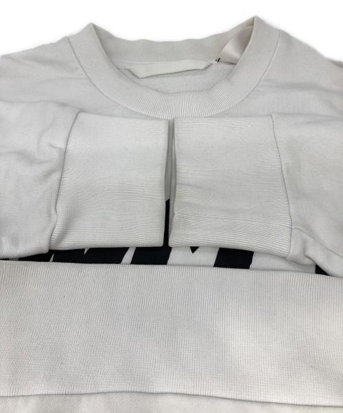 MONCLER（モンクレール）MONCLER (モンクレール) プリントスウェット ホワイト サイズ:Mの古着・服飾アイテム