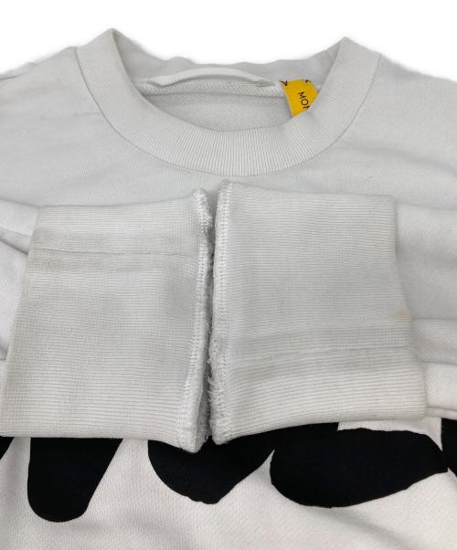 MONCLER（モンクレール）MONCLER (モンクレール) プリントスウェット ホワイト サイズ:Mの古着・服飾アイテム
