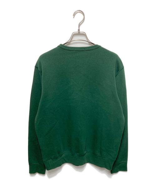 POLO RALPH LAUREN（ポロ・ラルフローレン）POLO RALPH LAUREN (ポロ・ラルフローレン) Vガゼットスウェット グリーン サイズ:Mの古着・服飾アイテム