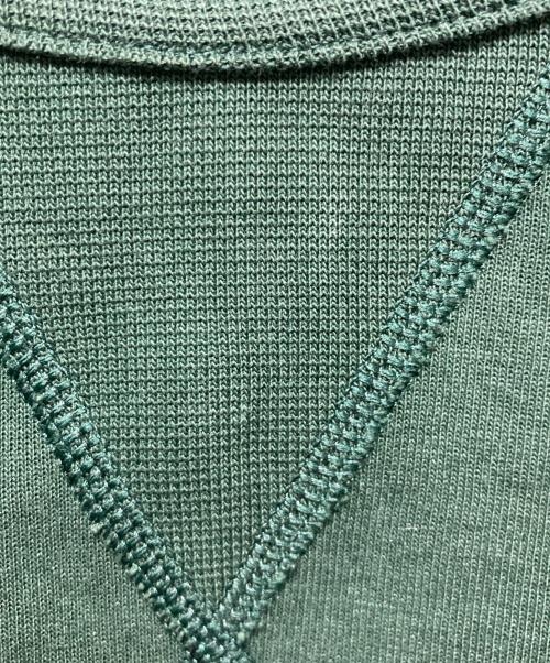 POLO RALPH LAUREN（ポロ・ラルフローレン）POLO RALPH LAUREN (ポロ・ラルフローレン) Vガゼットスウェット グリーン サイズ:Mの古着・服飾アイテム