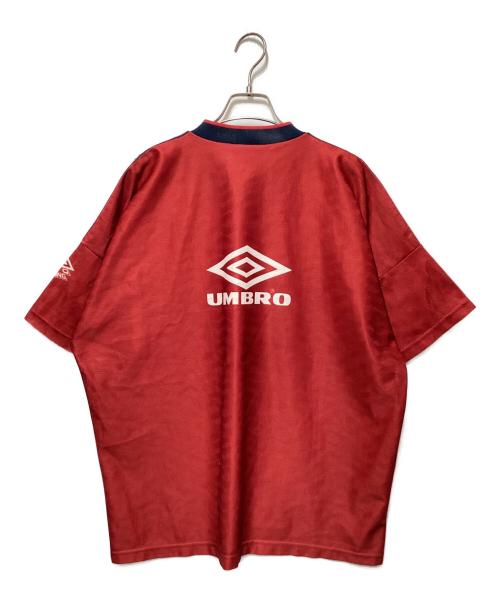 UMBRO（アンブロ）UMBRO (アンブロ) 90's ゲームシャツ ネイビー×レッド サイズ:Lの古着・服飾アイテム