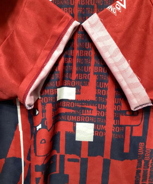 UMBRO（アンブロ）UMBRO (アンブロ) 90's ゲームシャツ ネイビー×レッド サイズ:Lの古着・服飾アイテム