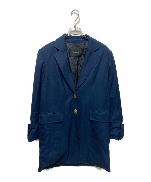 COACH（コーチ）COACH (コーチ) チェスターコート ネイビー サイズ:S 未使用品の古着・服飾アイテム