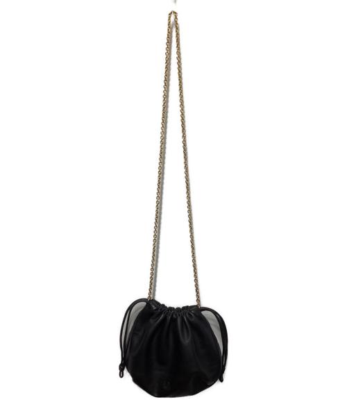 LOEWE（ロエベ）LOEWE (ロエベ) アナグラムチェーンショルダーバッグ ブラックの古着・服飾アイテム