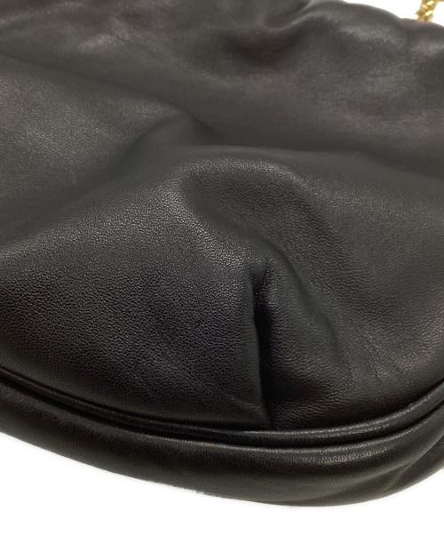 LOEWE（ロエベ）LOEWE (ロエベ) アナグラムチェーンショルダーバッグ ブラックの古着・服飾アイテム