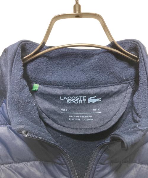 LACOSTE（ラコステ）LACOSTE (ラコステ) コンビネーションジップアップゴルフジャケット ネイビー サイズ:XLの古着・服飾アイテム
