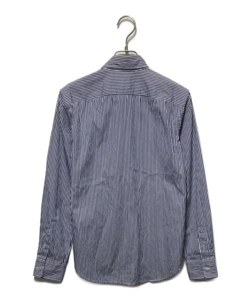 POLO RALPH LAUREN（ポロ・ラルフローレン）POLO RALPH LAUREN (ポロ・ラルフローレン) ストライプシャツ ネイビー×ホワイト サイズ:2の古着・服飾アイテム