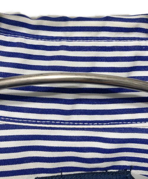 POLO RALPH LAUREN（ポロ・ラルフローレン）POLO RALPH LAUREN (ポロ・ラルフローレン) ストライプシャツ ネイビー×ホワイト サイズ:2の古着・服飾アイテム