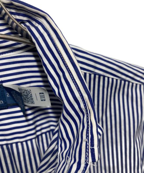 POLO RALPH LAUREN（ポロ・ラルフローレン）POLO RALPH LAUREN (ポロ・ラルフローレン) ストライプシャツ ネイビー×ホワイト サイズ:2の古着・服飾アイテム