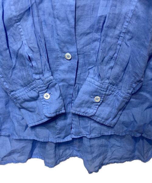 Spick and Span（スピック＆スパン）Spick and Span (スピック＆スパン) ガーメントダイシアーラミーシャツ ブルー サイズ:freeの古着・服飾アイテム