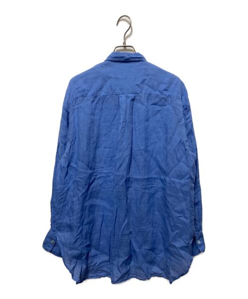 Spick and Span（スピック＆スパン）Spick and Span (スピック＆スパン) ガーメントダイシアーラミーシャツ ブルー サイズ:freeの古着・服飾アイテム