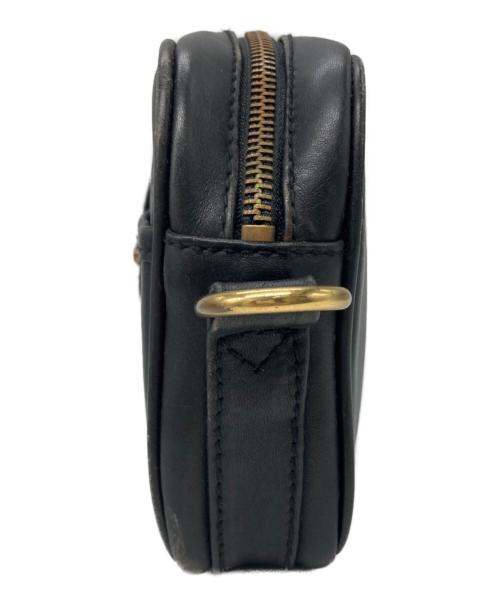 RALPH LAUREN（ラルフローレン）RALPH LAUREN (ラルフローレン) スクエアショルダーバッグ ブラックの古着・服飾アイテム