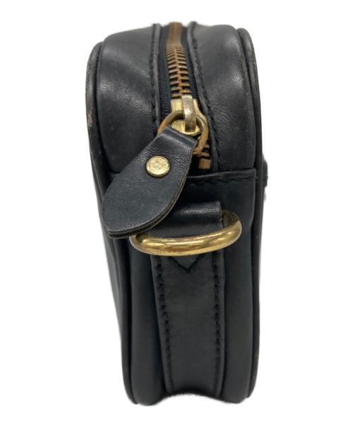 RALPH LAUREN（ラルフローレン）RALPH LAUREN (ラルフローレン) スクエアショルダーバッグ ブラックの古着・服飾アイテム