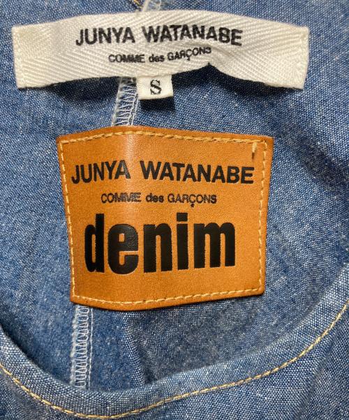 JUNYA WATANABE COMME des GARCONS（(ジュンヤワタナベ コムデギャルソン）JUNYA WATANABE COMME des GARCONS ((ジュンヤワタナベ コムデギャルソン) ノースリーブワンピース インディゴ サイズ:Sの古着・服飾アイテム