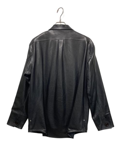 Paul Smith COLLECTION（ポールスミス コレクション）Paul Smith COLLECTION (ポールスミス コレクション) ラムレザージャケット ブラック サイズ:Ｌの古着・服飾アイテム