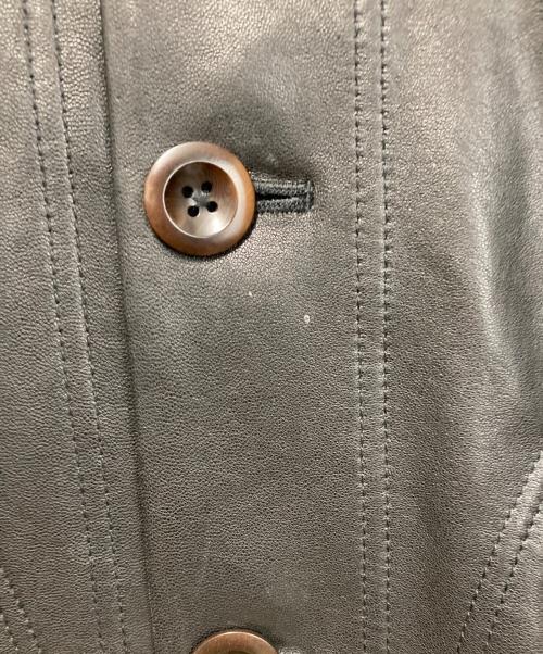 Paul Smith COLLECTION（ポールスミス コレクション）Paul Smith COLLECTION (ポールスミス コレクション) ラムレザージャケット ブラック サイズ:Ｌの古着・服飾アイテム