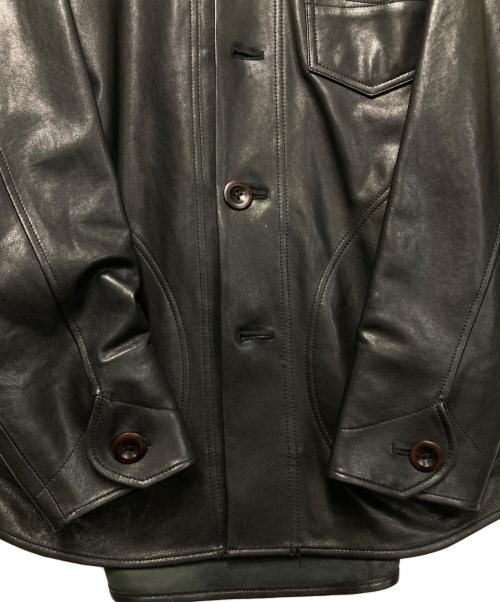 Paul Smith COLLECTION（ポールスミス コレクション）Paul Smith COLLECTION (ポールスミス コレクション) ラムレザージャケット ブラック サイズ:Ｌの古着・服飾アイテム