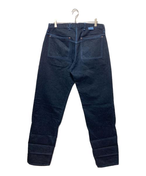 Tender（テンダー）Tender (テンダー) ウォード染め ワイド デニム インディゴ サイズ:4の古着・服飾アイテム