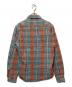 RRL (ダブルアールエル) ヘビーコットンネルシャツ ブルー×レッド サイズ:S：15000円