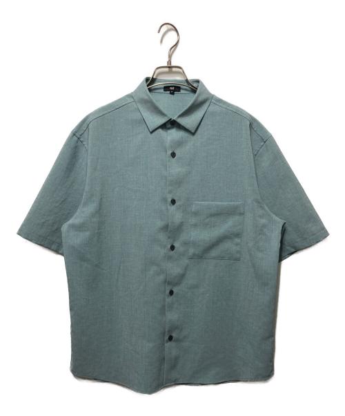 PLST（プラステ）PLST (プラステ) プレシャスドライ レギュラーカラーシャツ ブルー サイズ:Mの古着・服飾アイテム