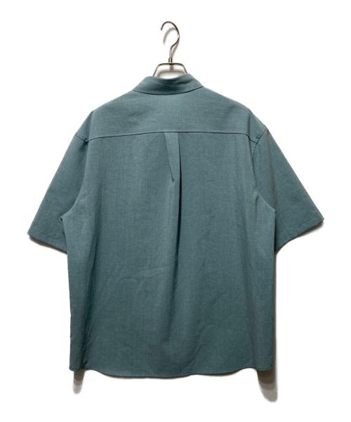 PLST（プラステ）PLST (プラステ) プレシャスドライ レギュラーカラーシャツ ブルー サイズ:Mの古着・服飾アイテム