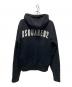 DSQUARED2 (ディースクエアード) プリントパーカー ブラック サイズ:M：10000円