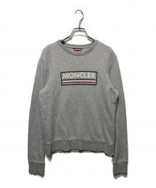 MONCLER（モンクレール）の古着「ロゴスウェット」｜グレー