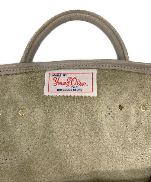 YOUNG & OLSEN The DRYGOODS STORE（ヤングアンドオルセン ザ ドライグッズストア）YOUNG & OLSEN The DRYGOODS STORE (ヤングアンドオルセン ザ ドライグッズストア) レザートートバッグ グレーの古着・服飾アイテム