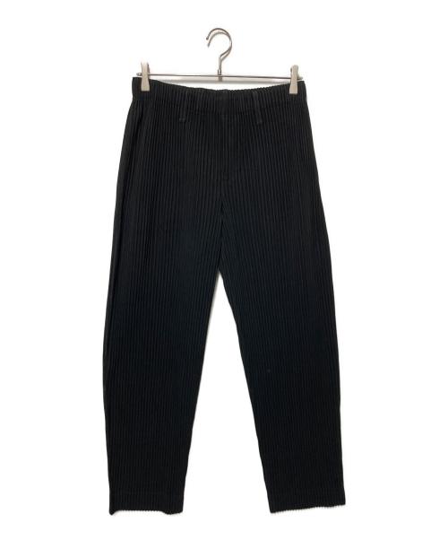 HOMME PLISSE ISSEY MIYAKE（オム プリッセ イッセイ ミヤケ）HOMME PLISSE ISSEY MIYAKE (オム プリッセ イッセイ ミヤケ) プリーツトラウザー ブラック サイズ:2の古着・服飾アイテム