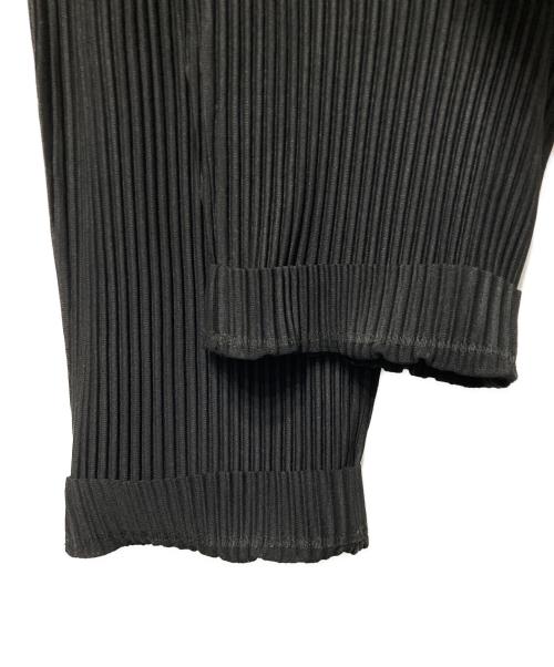 HOMME PLISSE ISSEY MIYAKE（オム プリッセ イッセイ ミヤケ）HOMME PLISSE ISSEY MIYAKE (オム プリッセ イッセイ ミヤケ) プリーツトラウザー ブラック サイズ:2の古着・服飾アイテム