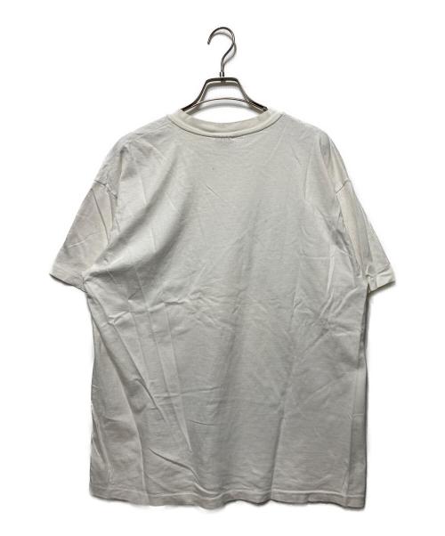 Hanes（ヘインズ）Hanes (ヘインズ) 90'sプリントTシャツ ホワイト×ブルー サイズ:XLの古着・服飾アイテム
