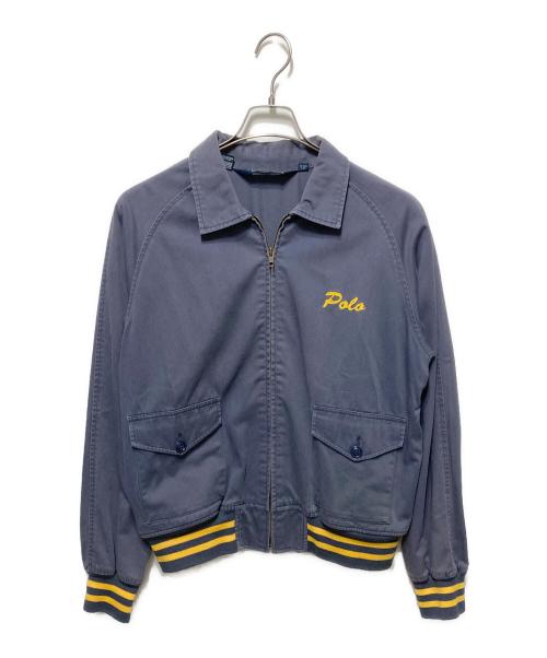 POLO RALPH LAUREN（ポロ・ラルフローレン）POLO RALPH LAUREN (ポロ・ラルフローレン) チェーン刺繍コットンジャケット ネイビー サイズ:Mの古着・服飾アイテム