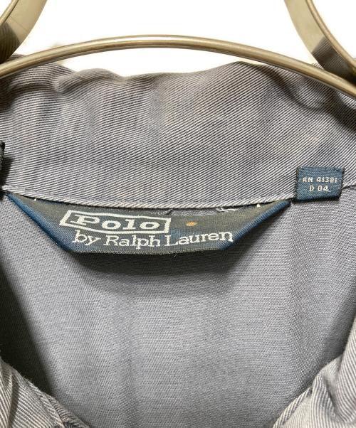 POLO RALPH LAUREN（ポロ・ラルフローレン）POLO RALPH LAUREN (ポロ・ラルフローレン) チェーン刺繍コットンジャケット ネイビー サイズ:Mの古着・服飾アイテム