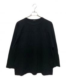 COMOLI（コモリ）の古着「フットボールTシャツ」｜ブラック