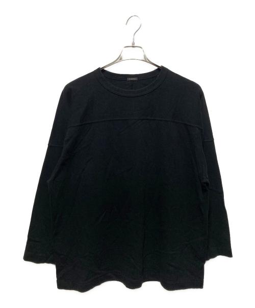 COMOLI（コモリ）COMOLI (コモリ) フットボールTシャツ ブラック サイズ:2の古着・服飾アイテム