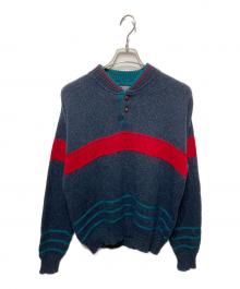 PENDLETON（ペンドルトン）の古着「ヘンリーネックニット」｜グレー